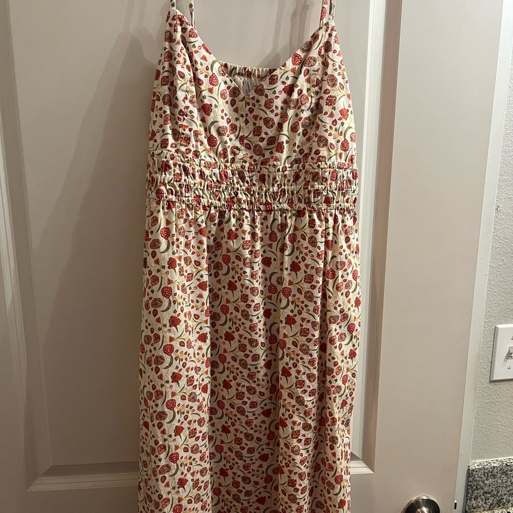Floral Print Sleeveless Dress